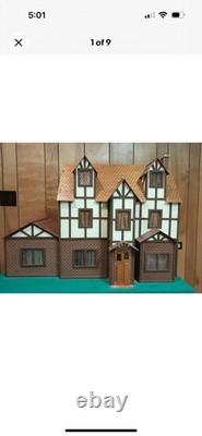 Arrow Deluxe Tudor Dollhouse 700 112 Scale 1980s Vintage Doll House NEW OPENBOX