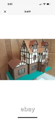 Arrow Deluxe Tudor Dollhouse 700 112 Scale 1980s Vintage Doll House NEW OPENBOX