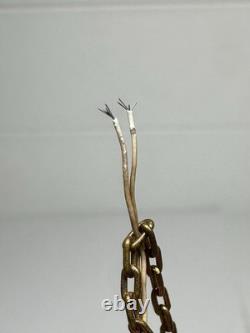 Artisan Miniature Dollhouse Crystal 6-Arm Chandelier Vintage Wired