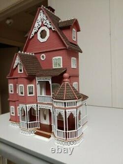 Ashley B Milled Siding Gothic Victorian Quarter Scale Dollhouse (148)