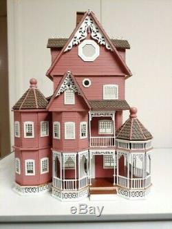 Ashley B milled siding Gothic Victorian Quarter Scale dollhouse (148)