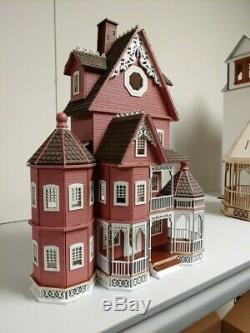 Ashley B milled siding Gothic Victorian Quarter Scale dollhouse (148)