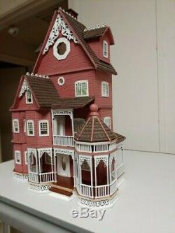 Ashley B milled siding Gothic Victorian Quarter Scale dollhouse (148)