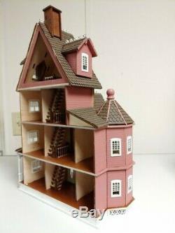 Ashley B milled siding Gothic Victorian Quarter Scale dollhouse (148)