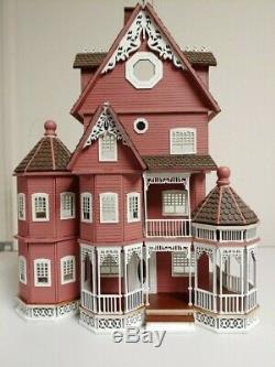 Ashley B milled siding Gothic Victorian Quarter Scale dollhouse (148)