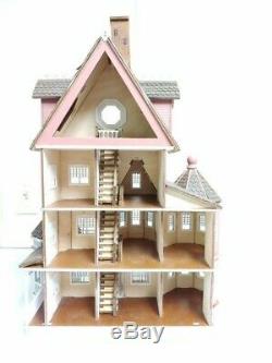 Ashley B milled siding Gothic Victorian Quarter Scale dollhouse (148)