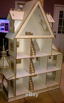 Ashley Gothic Victorian Dollhouse 124 scale Kit