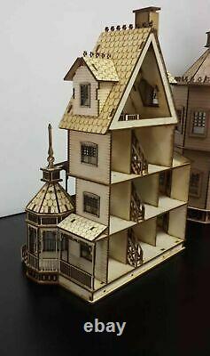Ashley Gothic Victorian Dollhouse Quarter Inch (148 scale Kit)