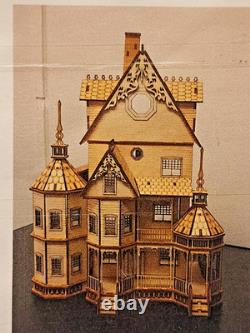 Ashley Gothic Victorian Quarter Scale Dollhouse Kit (148 Scale) Complete