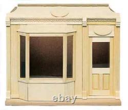 BAY WINDOW SHOP KIT - 9992 unfinished wood 1/12 scale dollhouse FREE SHIPPING