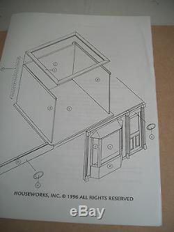 BAY WINDOW SHOP KIT - by Houseworks 9992 unfinished wood 1/12 scale dollhouse