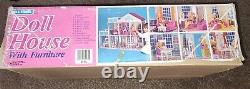 BLUE BOX DOLL HOUSE With FURNITURE VINTAGE! RARE! (NEW IN ORIGINAL BOX #32072)