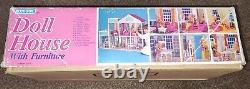 BLUE BOX DOLL HOUSE With FURNITURE VINTAGE! RARE! (NEW IN ORIGINAL BOX #32072)