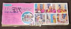 BLUE BOX DOLL HOUSE With FURNITURE VINTAGE! RARE! (NEW IN ORIGINAL BOX #32072)