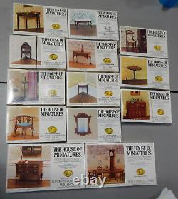 B Lot of 13 House of Miniatures Dollhouse Furniture Kits 112 Scale