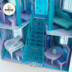 Barbie Dream House Frozen Ice Castle 3 Story Doll Mansion Furnished Dollhouse