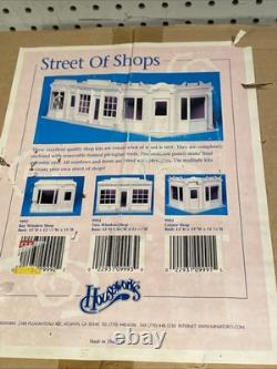 Bay Window Kit Houseworks 9992 Unfinished Wood Scale Dollhouse Street of Shops