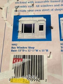 Bay Window Kit Houseworks 9992 Unfinished Wood Scale Dollhouse Street of Shops