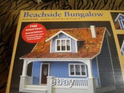 Beachside Bungalow Dollhouse Kit #B1895 by Real Good Toys NIB 112 Scale