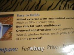 Beachside Bungalow Dollhouse Kit #B1895 by Real Good Toys NIB 112 Scale