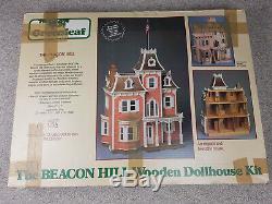 Beacon Hill Dollhouse Beautiful Victorian Wooden Pre Cut 1983 Greenleaf