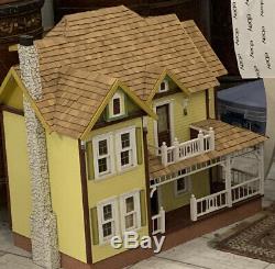 Beautiful Custom Luxury Furnished Victorian 3 Story Mansion Dollhouse 112 Built