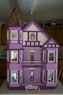 Beautiful Custom Luxury Victorian Dollhouse Fully Built 112