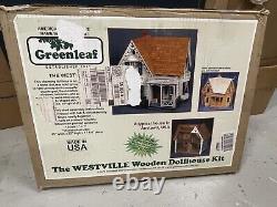 Beautiful Greenleaf Wood Dollhouse Kit The Westville Vintage Unopened