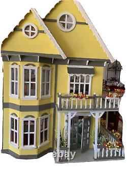 Beautiful, custom made, Victorian Dollhouse completely furnished