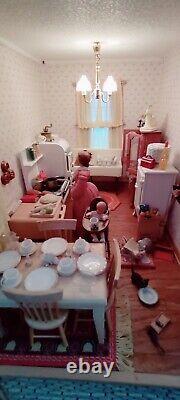 Beautifully Curated Handmade Fully Furnished From Kit Farmhouse Dollhouse