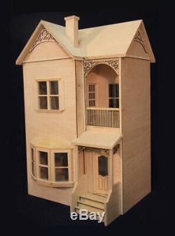 Belmont 1 Inch Scale Dollhouse Kit Laser Cut