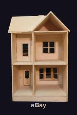 Belmont 1 Inch Scale Dollhouse Kit Laser Cut