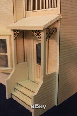 Belmont 1 Inch Scale Dollhouse Kit Laser Cut