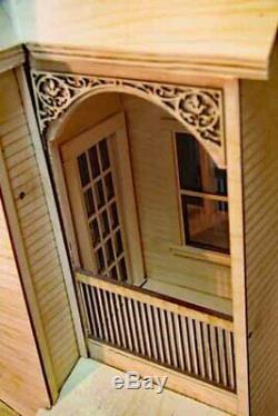 Belmont 1 Inch Scale Dollhouse Kit Laser Cut