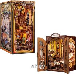 Book Nook DIY Kit Dollhouse Booknook Miniature House Kit for Adults and Teens