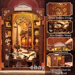 Book Nook DIY Kit Dollhouse Booknook Miniature House Kit for Adults and Teens