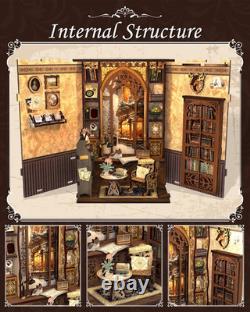 Book Nook DIY Kit Dollhouse Booknook Miniature House Kit for Adults and Teens