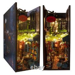 Book Nook DIY Kit Dreamy Miniature House Dollhouse Kit for Adult and Teen