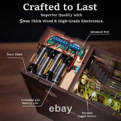 Book Nook DIY Kit Dreamy Miniature House Dollhouse Kit for Adult and Teen