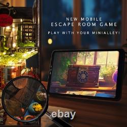 Book Nook DIY Kit Dreamy Miniature House Dollhouse Kit for Adult and Teen