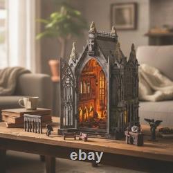 Book Nook Kit Abandoned Gothic Church DIY Miniature Dollhouse for Adults an