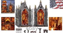 Book Nook Kit Abandoned Gothic Church DIY Miniature Dollhouse for Adults an