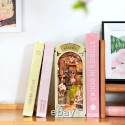 Book Nook Kit Bundle DIY Miniature Dollhouse Kit Craft Model Kits for Adults