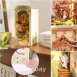 Book Nook Kit Bundle DIY Miniature Dollhouse Kit Craft Model Kits for Adults