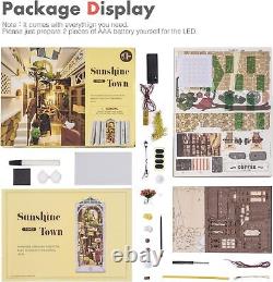 Book Nook Kit Bundle DIY Miniature Dollhouse Tiny House Kits to Build to Live