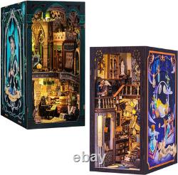 Book Nook Kit DIY Dollhouse Miniature House Kit Booknook for Adults and Teens