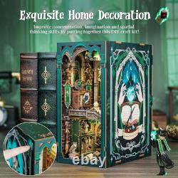 Book Nook Kit DIY Dollhouse Miniature House Kit Booknook for Adults and Teens