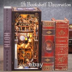 Book Nook Kit DIY Dollhouse Miniature House Kit Booknook for Adults and Teens