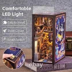 Book Nook Kit DIY Dollhouse Miniature House Kit Booknook for Adults and Teens