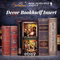Book Nook Kit DIY Dollhouse Miniature House Kit Booknook for Adults and Teens